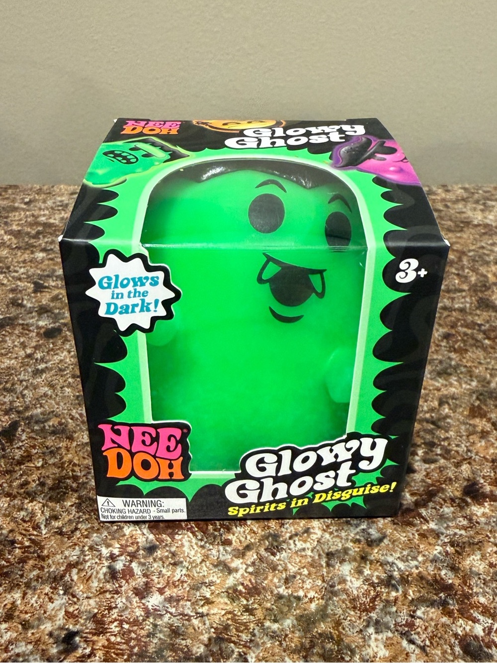 Halloween NeeDoh Glowy Ghost Glow-in-the-Dark